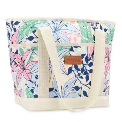 Torba turystyczna termiczna plażowa Spokey Eco Simply. Brązowe torebki klasyczne damskie Spokey, bez wzorów, bez dodatków. W wyprzedaży za 49.99 zł.