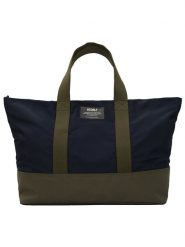 Ecoalf Shopper bag w kolorze czarno-oliwkowym - 55 x 34 x 18 cm rozmiar: onesize. Brązowe shopper bag damskie Ecoalf, bez wzorów, z materiału, bez dodatków. Za 131.74 zł.