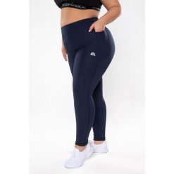 Legginsy fitness damskie Rough Radical Optimal Plus size. Niebieskie legginsy damskie ROUGH RADICAL, plus size, bez wzorów. Za 169.90 zł.