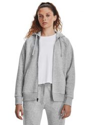 Under Armour Bluza "Rival" w kolorze szarym rozmiar: M. Szare bluzy z kapturem damskie Under Armour, m. Za 135.49 zł.