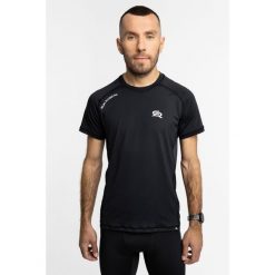 Koszulka do biegania męska Rough Radical Ultry Dry szybkoschnąca. Czarne t-shirty sportowe męskie ROUGH RADICAL, m, bez ramiączek, do biegania. W wyprzedaży za 101.15 zł.