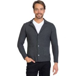 Sir Raymond Tailor sweter męski, M, ciemnoszary. Szare swetry męskie Sir Raymond Tailor, m, bez wzorów, bez kołnierzyka. W wyprzedaży za 209.00 zł.