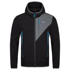 Męska kurtka softshell Loap Ural czarna 2xl. Czarne kurtki męskie LOOP, m, bez wzorów, z softshellu, sportowe, bez kaptura. Za 361.99 zł.