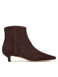 LAUREN RALPH LAUREN Botki Frncsa Bt Hl Bo Bte 802P15722002 Brązowy. Brązowe botki damskie Lauren Ralph Lauren, ze skóry, bez obcasa, na szpilce, bez zapięcia. Za 949.99 zł.