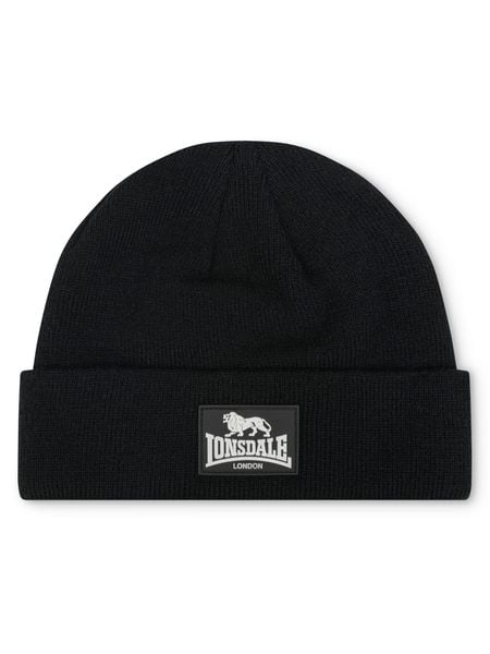 Czapka Lonsdale Dalston. Czarne czapki męskie Lonsdale, bez wzorów, z dzianiny, klasyczne. Za 118.50 zł.