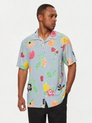Vans Koszula Calmosa Ss Woven VN000G7J Niebieski Regular Fit. Niebieskie koszule męskie Vans, m, bez wzorów, z wiskozy, bez kołnierzyka, bez ramiączek. Za 259.99 zł.