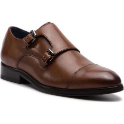 Półbuty JOOP! - Kleitos 4140004178 Cognac 703. Brązowe buty wizytowe męskie Joop!, z materiału, bez zapięcia. W wyprzedaży za 409.00 zł.
