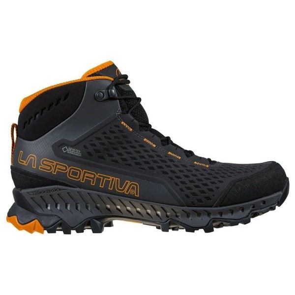 Buty turystyczne męskie La Sportiva Stream GTX. Brązowe buty trekkingowe męskie La Sportiva, bez zapięcia, trekkingowe. Za 923.99 zł.