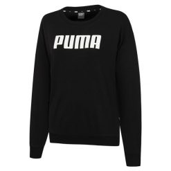 Bluza dresowa damska Puma ESS TR. Czarne bluzy bez kaptura damskie Puma, xs, z dresówki. Za 134.99 zł.