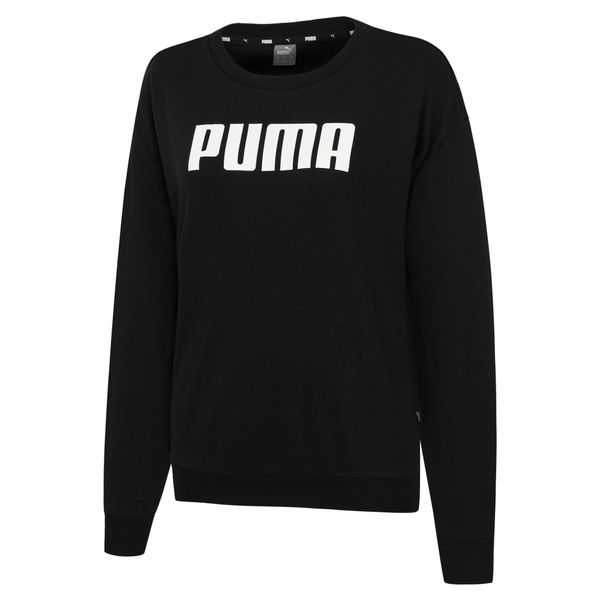 Bluza dresowa damska Puma ESS TR. Czarne bluzy bez kaptura damskie Puma, xs, z dresówki. Za 134.99 zł.