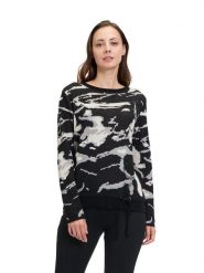 Betty Barclay Sweter w kolorze czarno-szarym rozmiar: 38. Czarne swetry klasyczne damskie Betty Barclay, bez kołnierzyka. Za 134.85 zł.