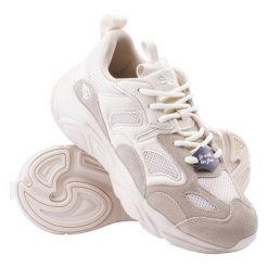 Buty Iguana Fogios W 92800602698 beżowy. Brązowe buty sportowe na co dzień damskie bez wzorów, z materiału, trekkingowe. Za 396.74 zł.