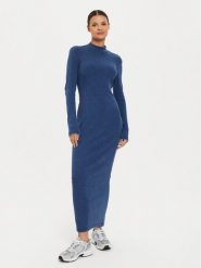 ONLY Sukienka codzienna Valerie 15337268 Granatowy Regular Fit. Niebieskie sukienki damskie Only, na co dzień, s, bez wzorów, z bawełny, bez kołnierzyka, bez ramiączek, proste. Za 89.99 zł.