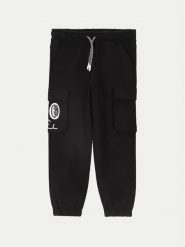 Coccodrillo Spodnie dresowe ZC4120102CGK Czarny Regular Fit. Czarne spodnie dziewczęce COCCODRILLO, z bawełny. Za 49.90 zł.