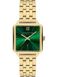 Liebeskind Zegarek kwarcowy w kolorze złoto-zielonym rozmiar: onesize. Zielone, analogowe zegarki damskie Liebeskind, ze stali. Za 278.45 zł.