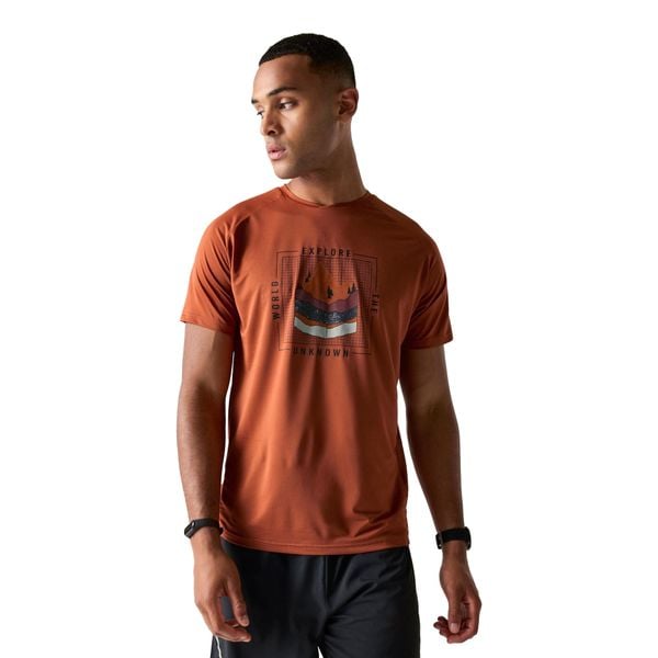 Męska Koszulka Warstwowa Tech II. Czerwone t-shirty sportowe męskie Dare 2b, l, z elastanu, bez ramiączek, do biegania. Za 86.99 zł.