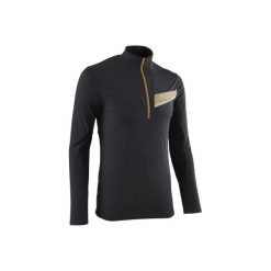 Koszulka do biegania długi rękaw TRAIL męska. Czarne koszulki męskie z długim rękawem KALENJI, m, z elastanu, bez ramiączek, do biegania. Za 69.99 zł.