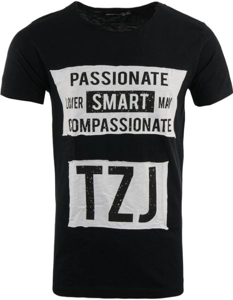 Męska koszulka Tazzio T-shirt Ss z nadrukiem czarna. Czarne t-shirty męskie Erima, l, bez wzorów, z bawełny, bez kołnierzyka. Za 144.99 zł.