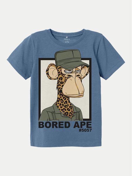 NAME IT T-Shirt 13232197 Niebieski Regular Fit. Niebieskie t-shirty chłopięce Name it, bez wzorów, z bawełny, bez ramiączek. Za 49.99 zł.