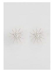 U.S. Polo Assn. Kolczyki-wkrętki z kryształami rozmiar: onesize. Białe kolczyki damskie U.S. Polo Assn., z kryształem, metalowe. Za 56.99 zł.