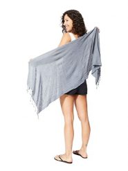 Aller Simplement Szal w kolorze niebieskim - 180 x 50 cm rozmiar: 180x50 cm. Niebieskie szaliki i kominy damskie Aller Simplement, bez wzorów, z bawełny. Za 17.99 zł.