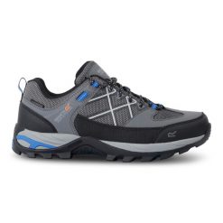 Buty turystyczne męskie Samaris III Low. Czarne buty trekkingowe męskie Regatta, bez zapięcia, trekkingowe. W wyprzedaży za 269.99 zł.