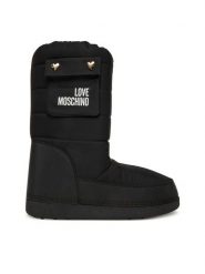 LOVE MOSCHINO Śniegowce JA24452G0NISL000 Czarny. Czarne śniegowce damskie Love Moschino, z materiału. Za 669.99 zł.