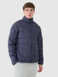 4F Kurtka puchowa w kolorze antracytowym rozmiar: M. Czarne kurtki męskie 4f, na zimę, m, bez wzorów, z materiału, bez kaptura. Za 143.90 zł.