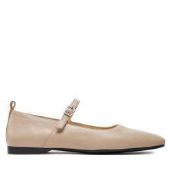 Baleriny Vagabond Shoemakers. Brązowe baleriny damskie Vagabond Shoemakers, bez wzorów, bez obcasa. Za 269.99 zł.