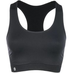 Biustonosz dla kobiet Athlecia Dahlia. Czarne biustonosze sportowe damskie Athlecia, bez wzorów, z gumy. Za 124.00 zł.