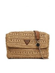Guess Torebka Irene HWWG86 85210 Brązowy. Brązowe torebki klasyczne damskie Guess, z aplikacjami, bez dodatków. Za 329.99 zł.