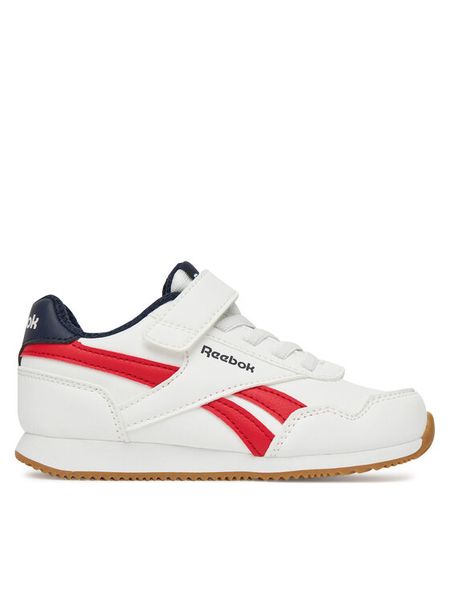 Reebok Sneakersy V9-25195-02(IV)CH Biały. Białe buty sportowe chłopięce Reebok, z materiału, bez zapięcia. Za 149.99 zł.