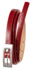 Pasek damski Cavaldi BB-CV-11A RED 105 czerwony. Czerwone paski damskie 4U Cavaldi, bez wzorów, ze skóry ekologicznej, eleganckie. Za 19.99 zł.
