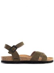 BAYTON Sandały "Vallado" w kolorze khaki rozmiar: 39. Brązowe sandały damskie Bayton, bez wzorów, bez obcasa. Za 131.45 zł.