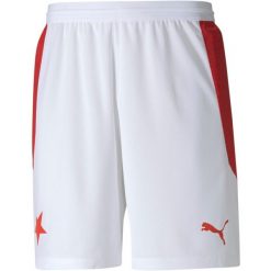 Spodenki Puma Sks Home Shorts, Mężczyźni. Białe szorty męskie Puma, z poliesteru, bez kołnierzyka. Za 290.00 zł.