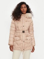 Fracomina Kurtka zimowa FR24WC3006O45301 Beżowy Regular Fit. Brązowe kurtki damskie Fracomina, na zimę, l, bez wzorów, z syntetyku, bez kaptura. Za 699.99 zł.