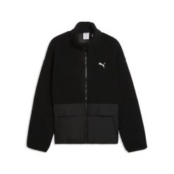 Męska kurtka Hybrid Re:Fibre o luźnym kroju PUMA. Czarne kurtki męskie Puma, m, bez wzorów, z dzianiny, klasyczne, bez kaptura. Za 479.00 zł.