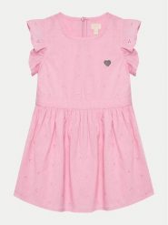 Guess Sukienka codzienna K5GK12 WH710 Różowy Regular Fit. Czerwone sukienki dziewczęce Guess, z aplikacjami, z bawełny, bez ramiączek. Za 139.99 zł.