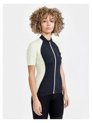 Craft Koszulka kolarska "ADV Offroads" w kolorze czarno-miętowym rozmiar: L. Czarne bluzki sportowe damskie Craft, l, bez wzorów, z materiału, bez ramiączek. Za 165.99 zł.