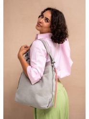 Fritzi aus Preußen Torebka "Jacky" w kolorze jasnoszarym - 34 x 32 x 15 cm rozmiar: onesize. Szare torebki klasyczne damskie Fritzi aus Preußen, bez wzorów, z materiału, bez dodatków. Za 204.96 zł.