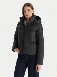 Tommy Hilfiger Kurtka puchowa WW0WW43581 Czarny Regular Fit. Czarne kurtki damskie Tommy Hilfiger, m, bez wzorów, z puchu, bez kaptura. Za 999.99 zł.