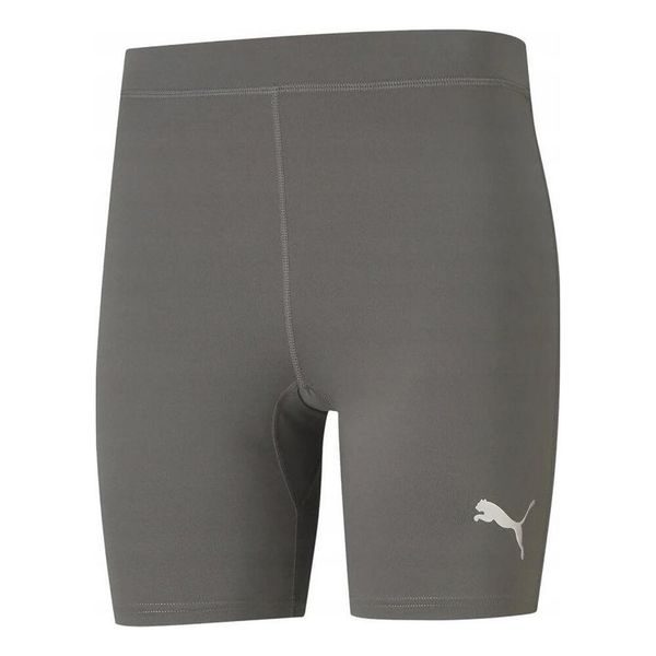 Męskie Spodenki Liga Thermoactive Base Layer Shorts. Szare szorty męskie Puma, bez kołnierzyka. Za 148.99 zł.