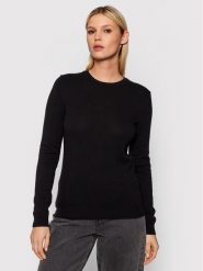 United Colors Of Benetton Sweter 1002D1K01 Czarny Regular Fit. Czarne swetry klasyczne damskie United Colors Of Benetton, m, z wełny, bez kołnierzyka. Za 219.99 zł.