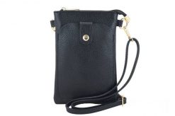 Listonoszka skórzana BARBERINI'S czarna 963-1. Czarne shopper bag damskie Barberinis, bez wzorów, ze skóry, bez dodatków. Za 149.99 zł.