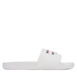 Klapki Tommy Hilfiger. Białe klapki i japonki męskie Tommy Hilfiger. Za 119.99 zł.