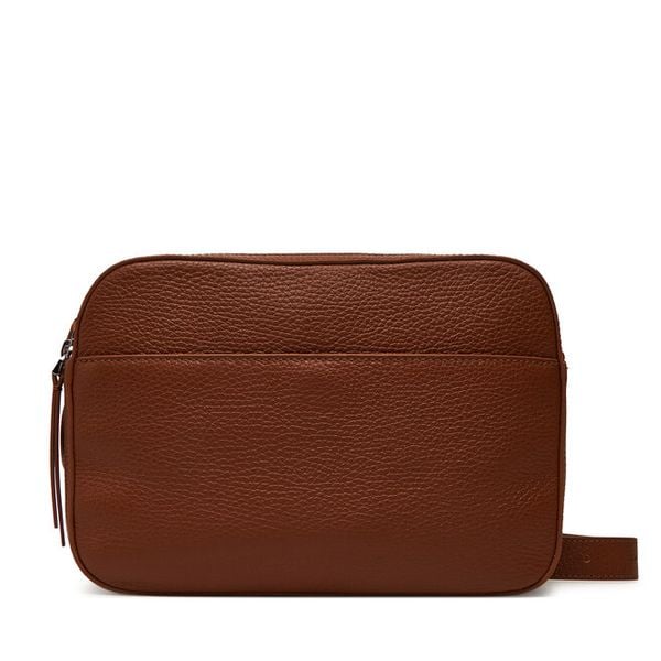 Torebka Coccinelle. Brązowe listonoszki damskie Coccinelle, bez wzorów, bez dodatków. Za 979.00 zł.