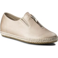 Espadryle SPIFFY - A-71007-40 Nude 074. Brązowe espadryle damskie Spiffy, bez wzorów, ze skóry, bez obcasa. W wyprzedaży za 229.00 zł.