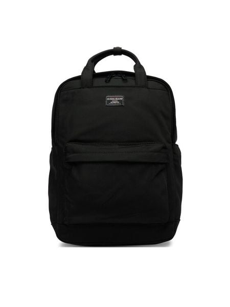 Guess Jeans Plecak M6RZ19 WP632 Czarny. Czarne plecaki męskie Guess Jeans, z aplikacjami, z jeansu. Za 349.99 zł.