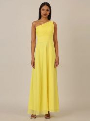 APART Sukienka w kolorze żółtym rozmiar: 42. Żółte sukienki damskie Apart, bez wzorów, bez kołnierzyka, bez ramiączek, maxi. Za 255.34 zł.