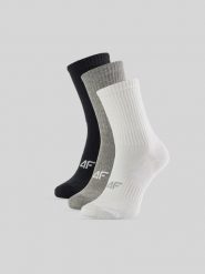 4F Skarpetki długie (3-pack) męskie - multikolor 43-46. Skarpetki męskie 4f, bez wzorów. Za 59.99 zł.